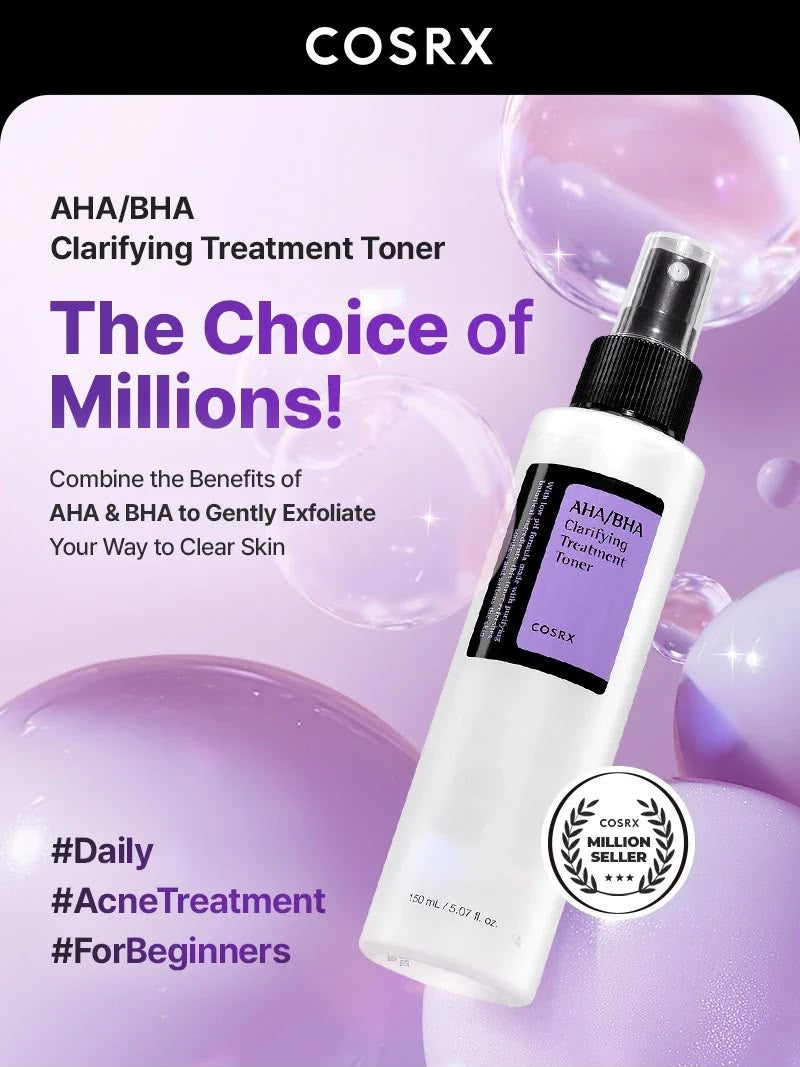 AHA/BHA CLARIFYING TREATMENT TONER