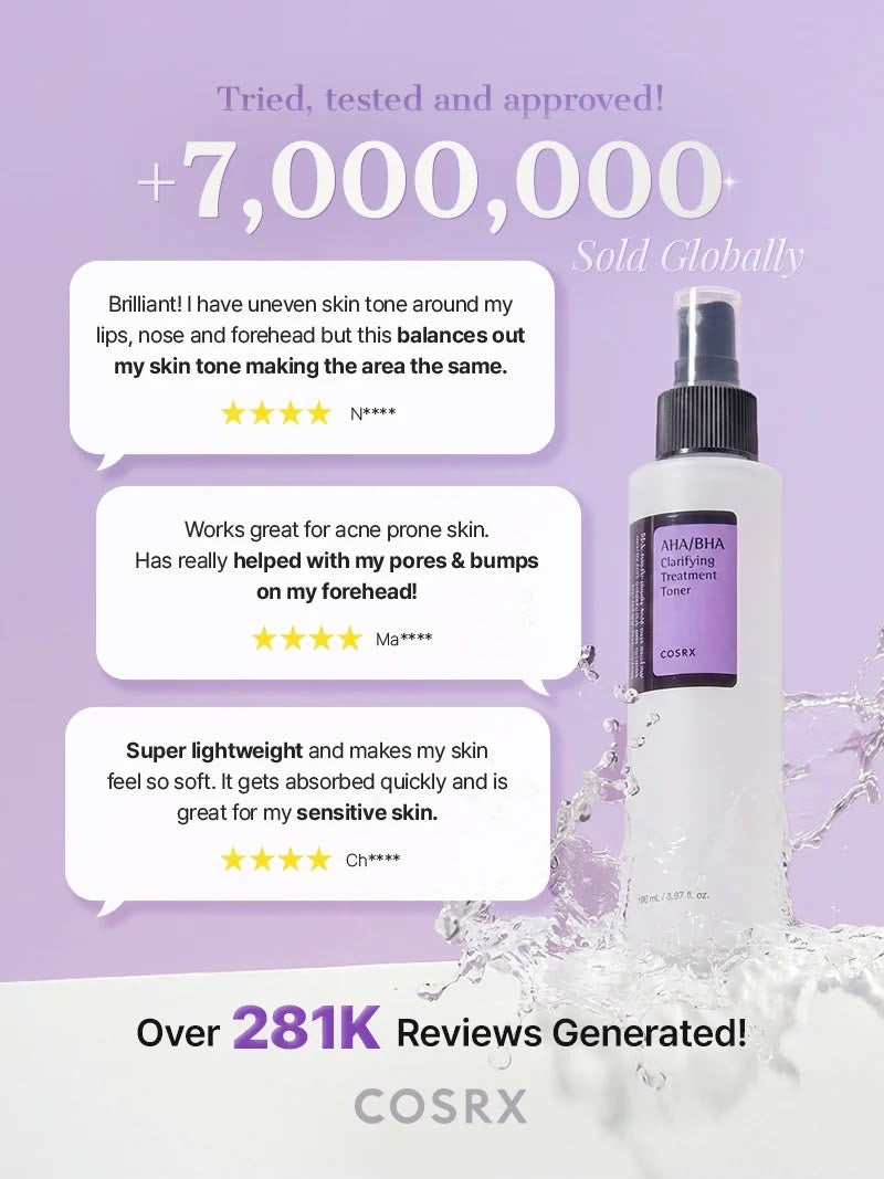 AHA/BHA CLARIFYING TREATMENT TONER