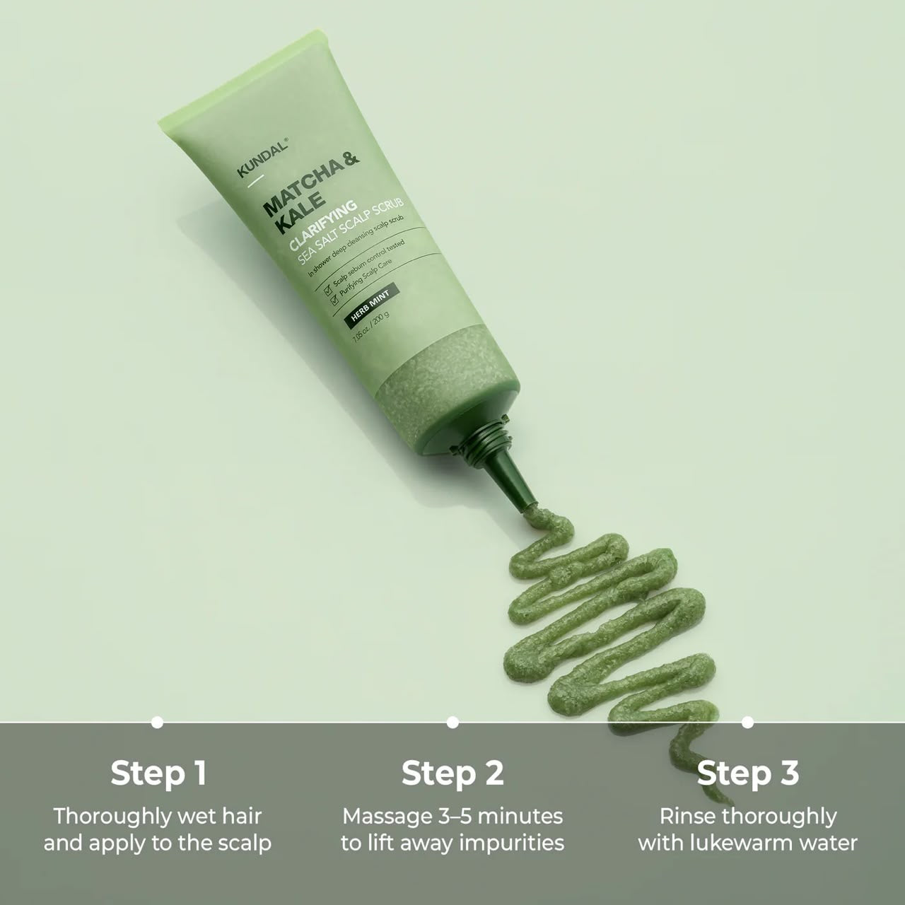 MATCHA & KALE CLARIFYING SEA SALT SCALP SCALER