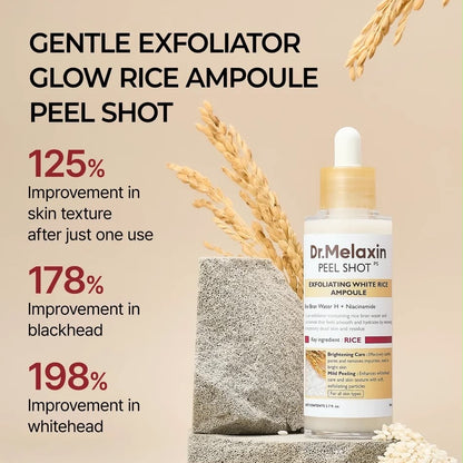 PEEL SHOT GLOW WHITE RICE PEELING AMPOULE