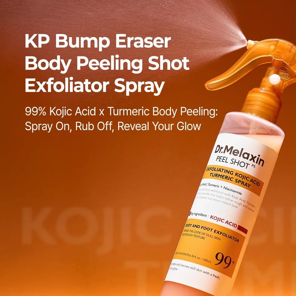 PEEL SHOT EXFOLIATING KOJIC ACID TURMERIC SPRAY