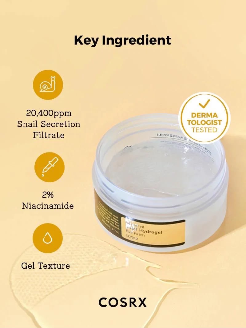 Advanced snail hydrogel eye patch cosrx