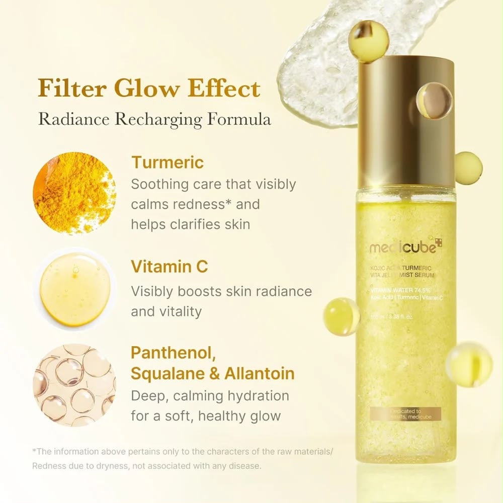 KOJIC ACID TURMERIC VITA JELLY MIST SERUM