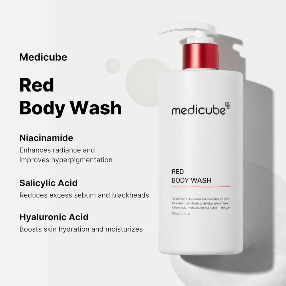 RED ACNE BODY WASH