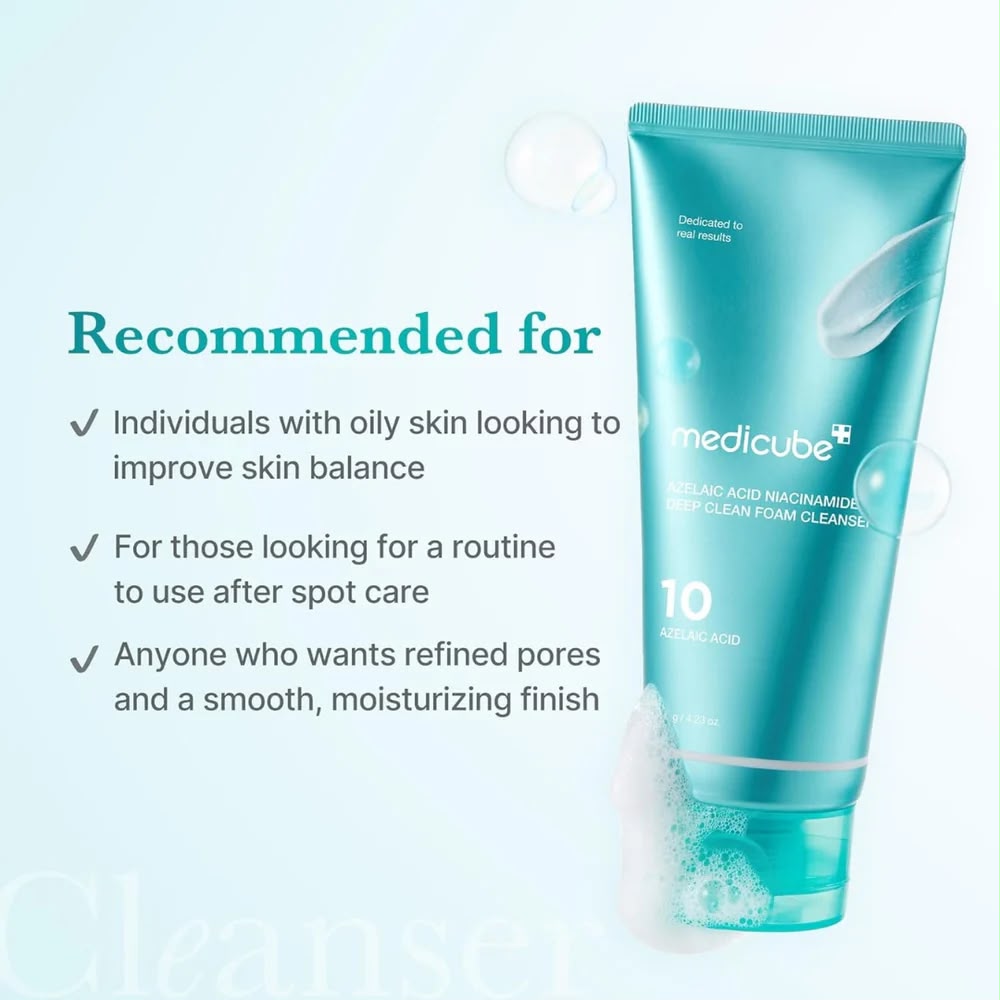 AZELAIC ACID NIACINAMIDE DEEP CLEAN FOAM CLEANSER