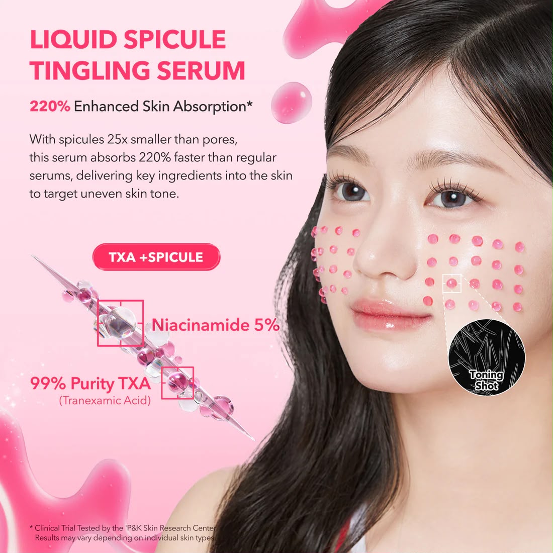 TXA Niacinamide Toning Shot 99 Spicule Serum