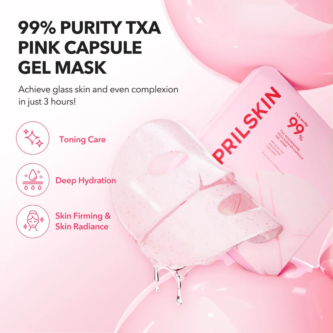 TXA NIACINAMIDE COLLAGEN 99 CAPSULE GEL MASK