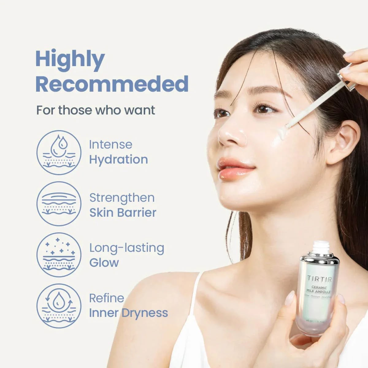 CERAMIC MILK AMPOULE