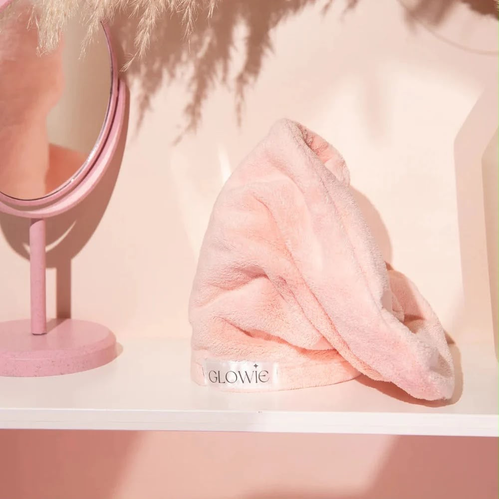 MICROFIBER HAIR TOWEL - PINK