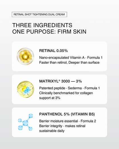 The Vita-A Retinal Shot Tightening Dual Cream