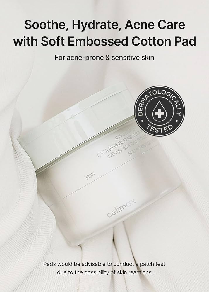 Ji Woo Gae Cica BHA Blemish Toner Pad