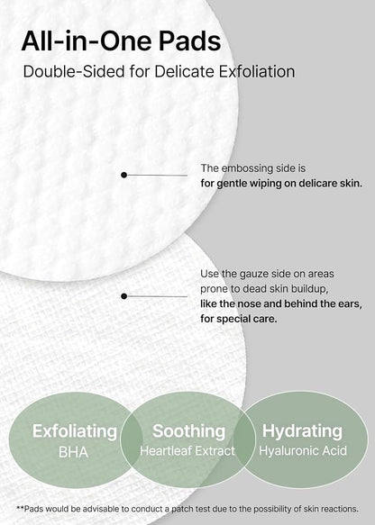 Ji Woo Gae Heartleaf BHA Peeling Pad