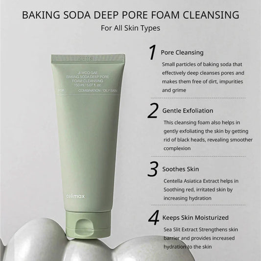 Ji Woo Gae Baking Soda Deep Pore Foam Cleansing