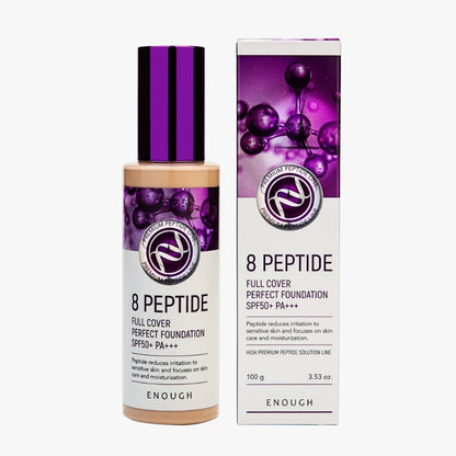 8 PEPTIDE FULL COVER PERFECT FOUNDATION SPF50+ PA+++