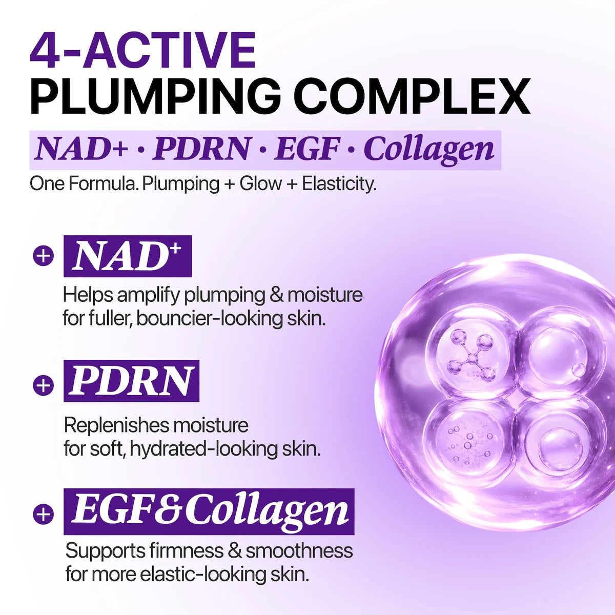 No.9 NAD+ PDRN Plumping Glow Bubble Mask