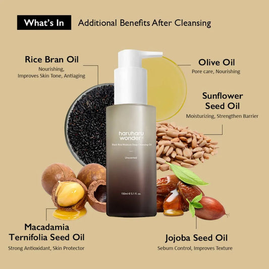 BLACK RICE MOISTURE DEEP CLEANSING OIL