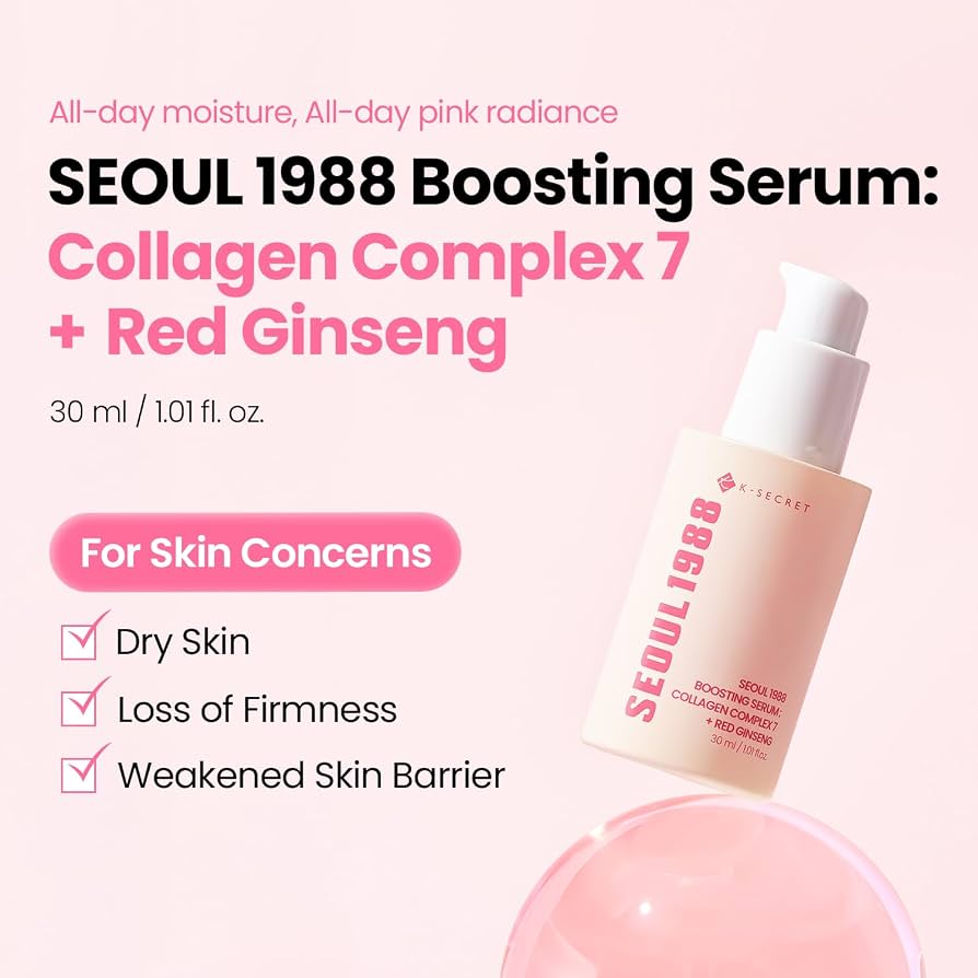 SEOUL 1988 BOOSTING SERUM: COLLAGEN COMPLEX 7 + RED GINSENG