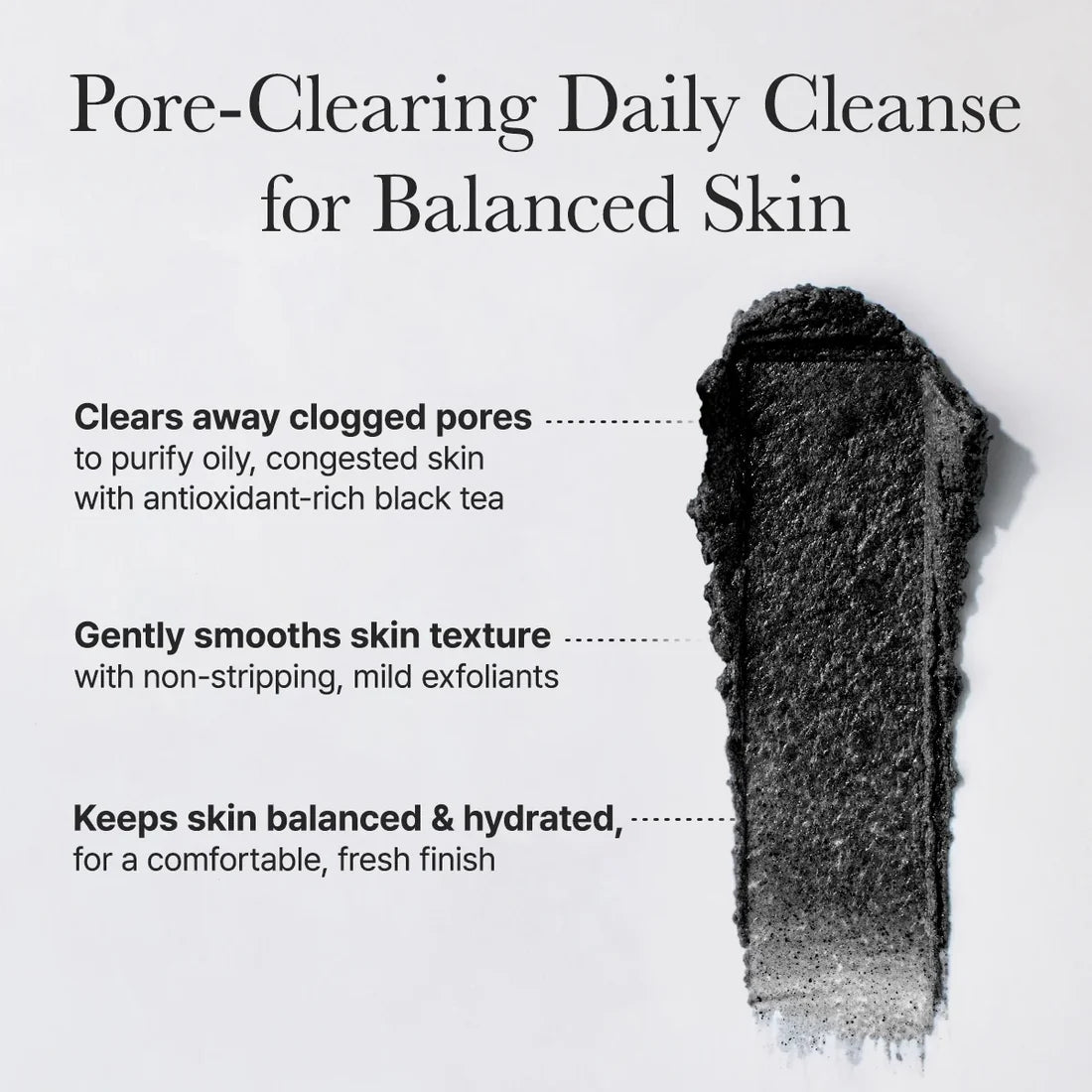 Arencia Black Tea Rice Mochi Cleanser