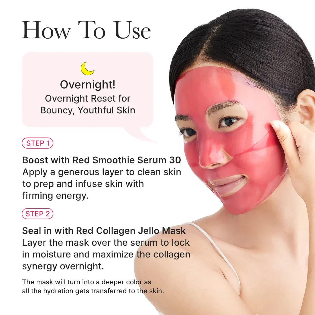 Arencia Red Collagen Jello Overnight Mask