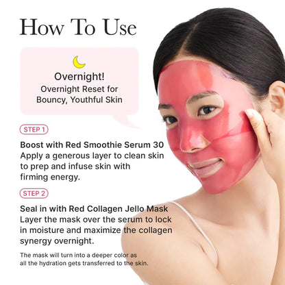 Arencia Red Collagen Jello Overnight Mask