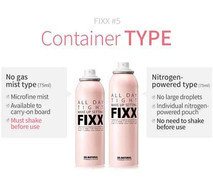 ALL DAY TIGHT MAKE UP SETTING FIXX - (4 SIZES)