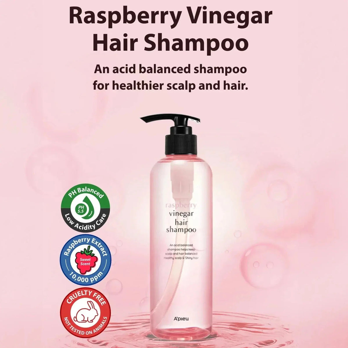 RASPBERRY VINEGAR HAIR SHAMPOO 500 ML