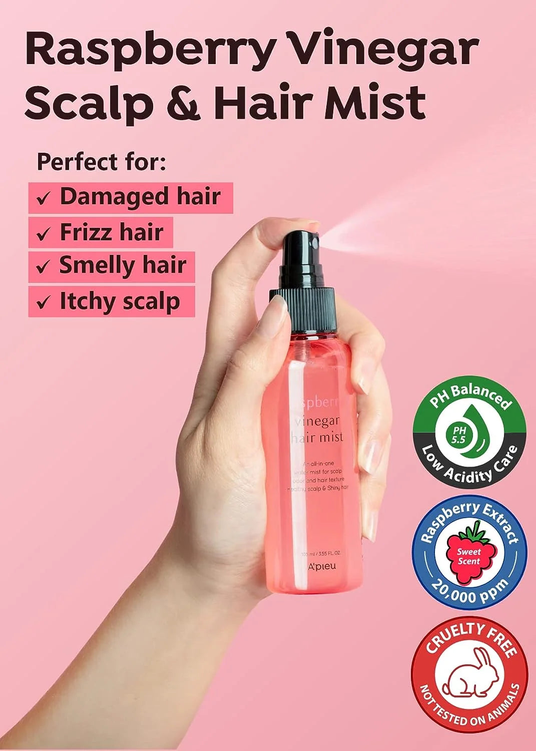RASPBERRY VINEGAR HAIR MIST