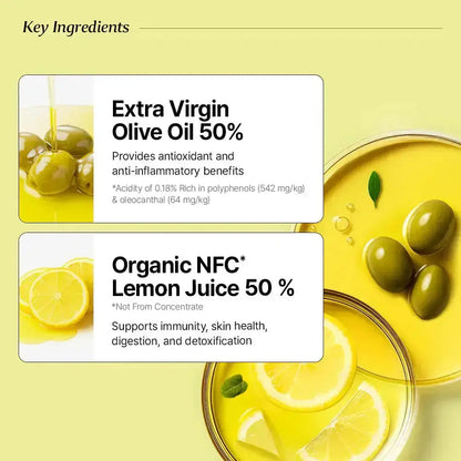 ORGANIC OLIVE LEMON DUAL SHOT