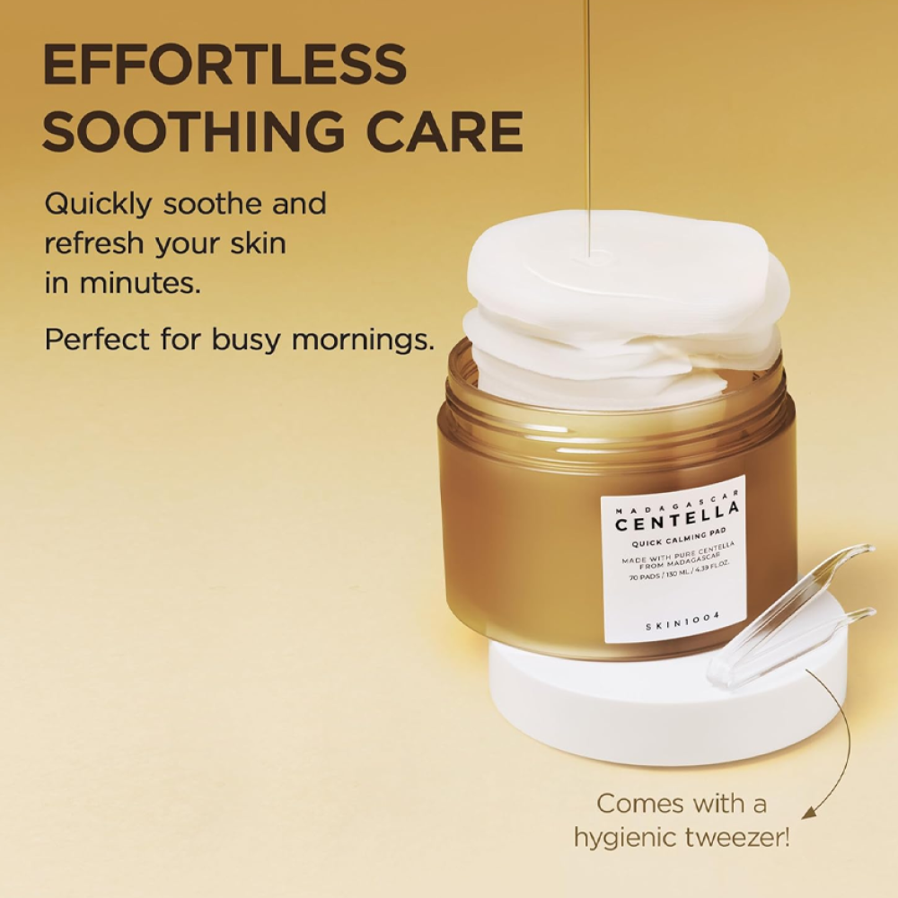 QUICK CALMING PAD SET ( 1 Jar + 70 Pads Sealed Refill)