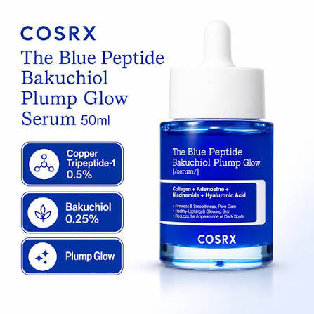 The Blue Peptide Bakuchiol Plump Glow Serum