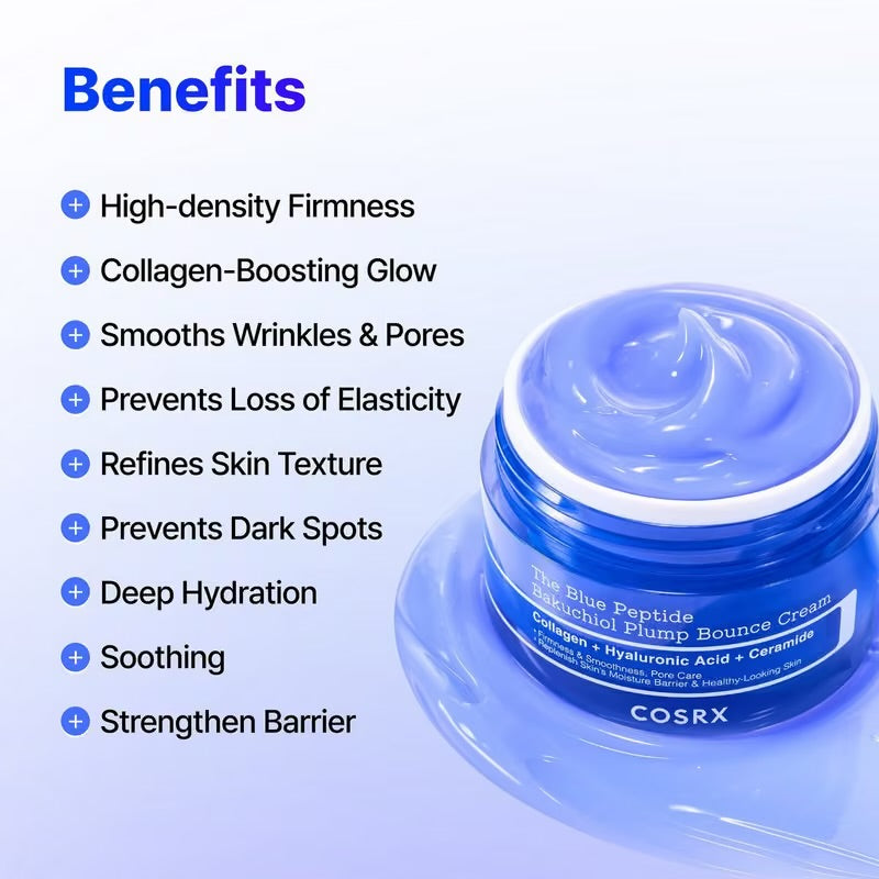 The Blue Peptide Bakuchiol Plump Bounce Cream