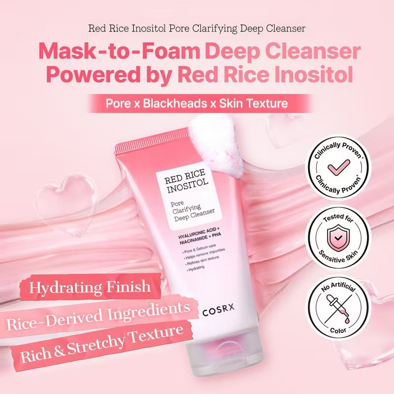 RED RICE INOSITOL PORE CLARIFYING DEEP CLEANSER